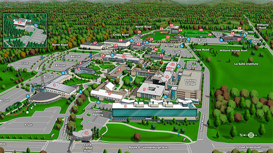 Hvcc Main Campus Map Hudson Valley Community College Induced Info