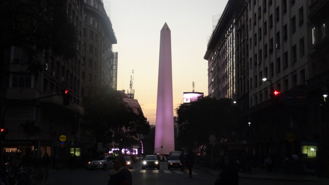 Evening Walk in Buenos Aires